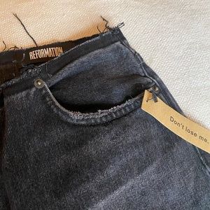 Reformation straight cut jeans nwt